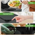 thumbnail image 3 of Nutrichef 3L Electric Kitchen Composter - Composts Organic Material & Food Scraps  Countertop Automatic Compost Bin  Dry, Crush, & Cooling Functions  Perfect for Kitchens & Apartments  Grey, 3 of 6
