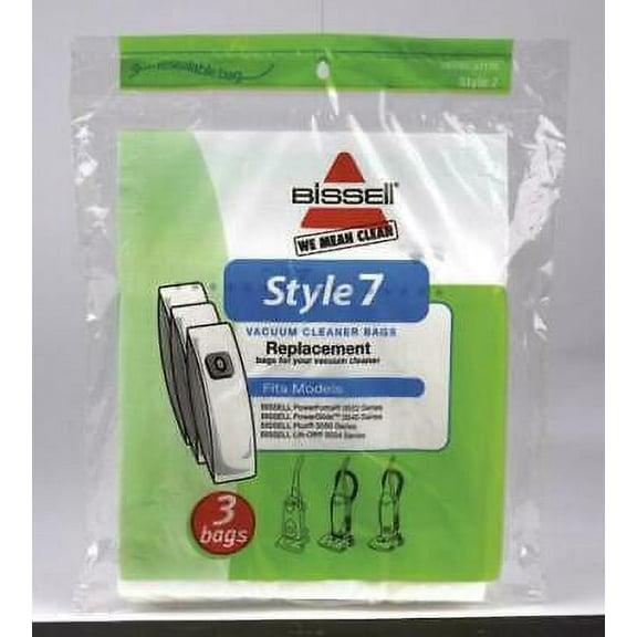 Compatible with Bissell 32120 Vacuum Bag Style 7