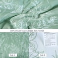 thumbnail image 6 of URBONUR Sage Green Full Size Comforter Set Botanical Floral Bedding Comforters Sets 5 PCS Print Branches Bed in A Bag Soft Lightweight Flower Bed Set for Women Men, 6 of 7