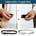 thumbnail image 2 of Grofry Elastic Shirt Belt Men Women Multi Holes Adjustable Length Belt Shirt Stay Strap Unisex Shirt Fastener Garment Accessories, 2 of 8