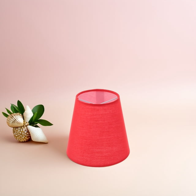 HONMEET Mini Lamp Shade Cloth Red Decorative for Floor Lamp 1Pcs