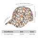 thumbnail image 2 of Fotbe Cartoon Cat Gorro Clásico de Béisbol, Gorra Ajustable con Broche Snapback, Gorro de Exterior de Algodón Suave, 2 of 6