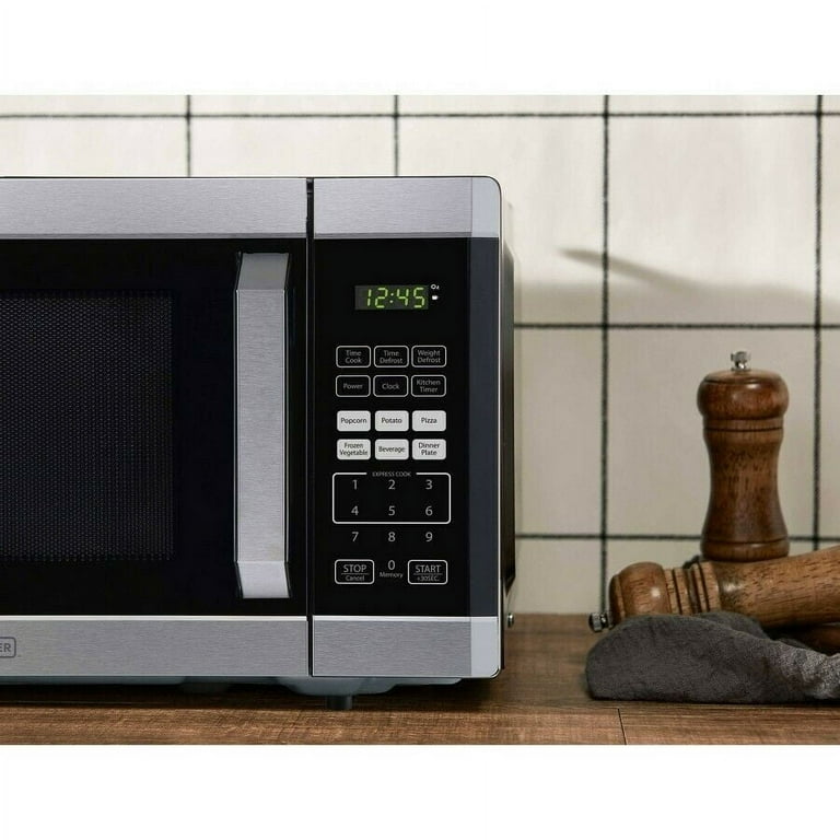 Black+decker 0.9 Cu Ft 900w Microwave Oven - Stainless Steel : Target