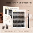 thumbnail image 3 of Eyelash Clusters BEFER Lash Clusters, rizo en D, 180 unidades, 10-16 mm, 3 of 5