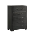 thumbnail image 4 of Picket House Furnishings Kenn Queen Panel 5PC Bedroom Set in Black, 4 of 18
