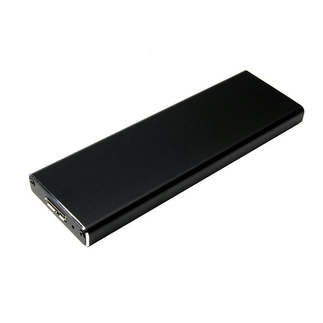 TFixol Hard Disk Case Mobile Hard Disk Case Compatible with 2010/2011 MacBook Air A1369 A1370 SSD with Aluminum Alloy Shell Black
