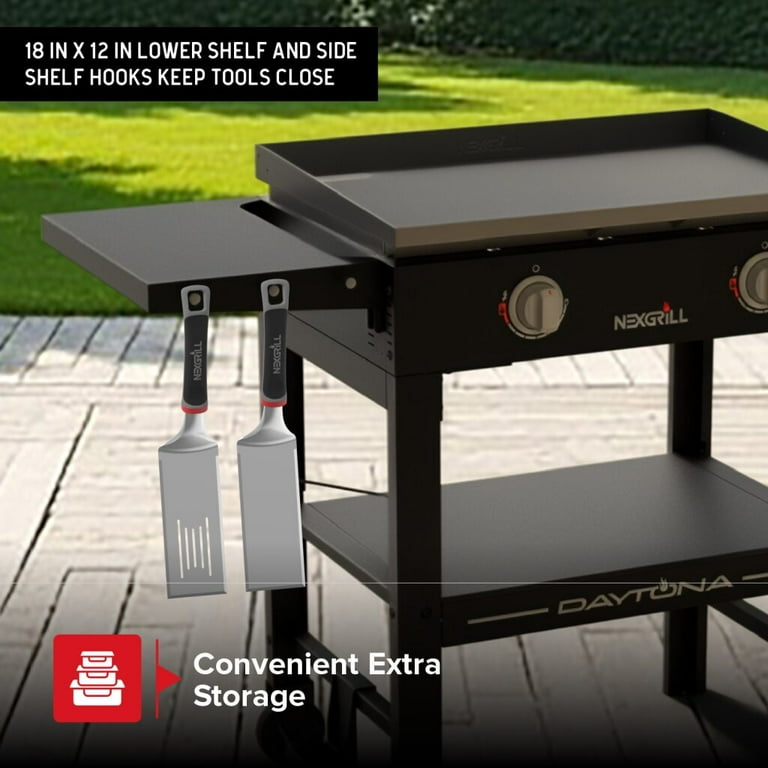Nexgrill Daytona 2-Burner Propane Flat Top Grill – Portable