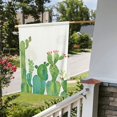 thumbnail image 5 of Easygdp Cartoon Cactus Garden Flag Yard Flag Welcome Flag, Double-Sided, Weather Resistant for Outdoor Decor - 28"x40", 5 of 9