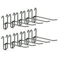 thumbnail image 1 of Uxcell 10 Pcs Ganchos de Pared de Rejilla 6 pulgadas Ganchos de Exhibición para Accesorios de Pared de Rejilla Negro, 1 of 7