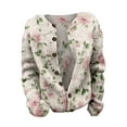thumbnail image 4 of Pyhlmscde Women's Fall Cute Print Knit Cardigan Sweater, Cardigan for Women, Womens Tops, Women Fall Clothes, 4 of 4