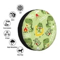 thumbnail image 5 of Easygdp Cute Dinosaurs Cartoon Automobile Tire Dust Cover, 14-17in Spare Tire Cover Universal Fit for Trailer, Car, Truck, SUV, Jeep - 15 inch, 5 of 9