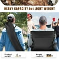 thumbnail image 2 of Coliware Outdoor Lightweight Folding Camping Chair, Oversized Oxford Portable Director Chair for camping with Carry Bag Cup Holder, Compact & 551lb Loading Capacity-Black, 2 of 7
