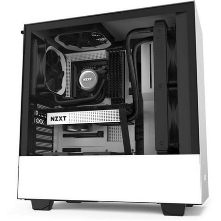 NZXT Case H510 TG Mid-Tower USB Matte White