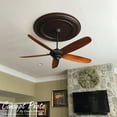 thumbnail image 5 of 20"OD x 1 3/4"P Carved Acanthus Leaf Ceiling Medallion, Red Oak (Fits Canopies up to 2"), 5 of 6