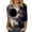 Coffee, variant on Women's 3/4 Sleeve Galaxy Starry Sky Printed Round Neck 3/4 Sleeve Top T Shirt Long Sleeve T Shirt Women in A Pack Tee Long Sleeve Women Womens Summer Tops Loose Fit T Shirts Workout Clothes Womens