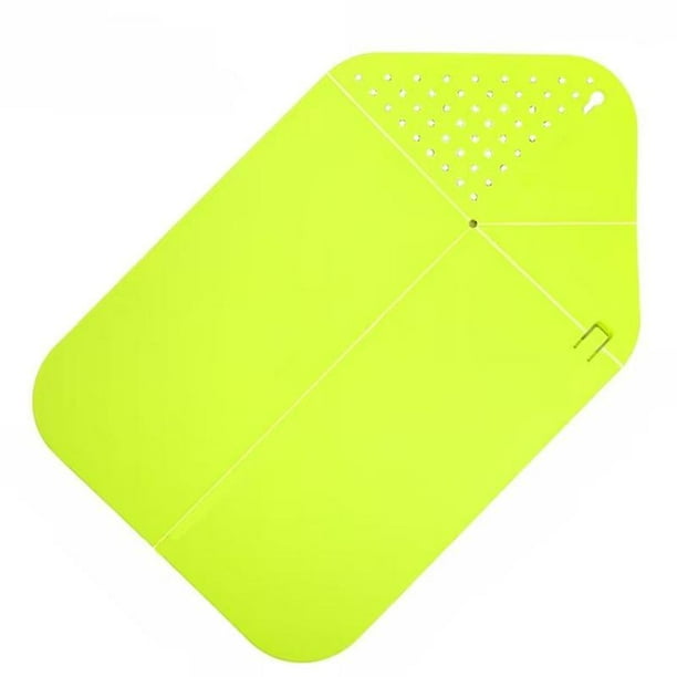Tablas de cortar de plástico duradero, tabla de cortar plegable multifuncional, tablas de cortar antideslizantes multifuncionales para la cocina de la oficina del dormitorio XianweiShao 8390614926233