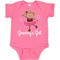thumbnail image 3 of Inktastic Grammy Girl Ballerina Monkey Girls Baby Bodysuit, 3 of 5