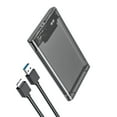 thumbnail image 6 of BYNNIX 2.5Inch External Hard Drives Enclosure Case Gray Blue Not Need Tool Installation Compatible for Window Operate Systems, 6 of 12