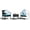 Blue, variant on MEISSALIVVE 3 Pieces Outdoor Patio Furniture Set, Small Wicker Bistro Conversation Set for Porch and Balcony, All Weather PE Rattan Chairs with Table, Backyard Garden Furniture (Blue)