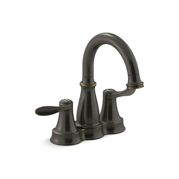 Kohler 27378-4N-2BZ BELLERA® Centerset Bathroom Sink Faucet, 0.5 GPM, Oil-Rubbed Bronze