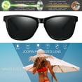 thumbnail image 5 of Joopin Polarized Sports Sunglasses for Women Men Classic Retro Designer Style Shades (Pitch Black), 5 of 10