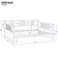 thumbnail image 7 of Wood Daybed Full Size Daybed with Support Legs, 7 of 7