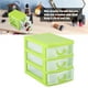 thumbnail image 5 of Organizador de cajones eficiente para cosméticos y baratijas Caja de almacenamiento de maquillaje y joyas de 3 capas de color verde, 5 of 8
