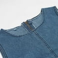 thumbnail image 6 of Western Basic Lounge for Women Summer Fall Sleeveless Faux Linen Denim Midi Knee High Loose Fit Dresses Women 2025 Clothes Country Concert Y2K, 6 of 9