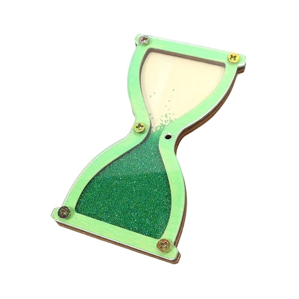 Niños pequeños Tablero ocupado Reloj de arena Juguete Habilidades motoras finas Preescolar Educación temprana verde perfke Junta de niños ocupados