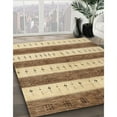 thumbnail image 2 of Ahgly Company Indoor Square Contemporary Light Brown Abstract Area Rugs, 8' Square, 2 of 6