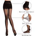 thumbnail image 3 of Top de control para mujer con pantimedias, anti-corrida, piernas de soporte ligero., 3 of 5