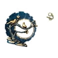 thumbnail image 5 of Figurine Knick Knack Ornament Brass Sculpture Compact Resin Art for Living Room Desk Bedroom Office Decor, 5 of 8