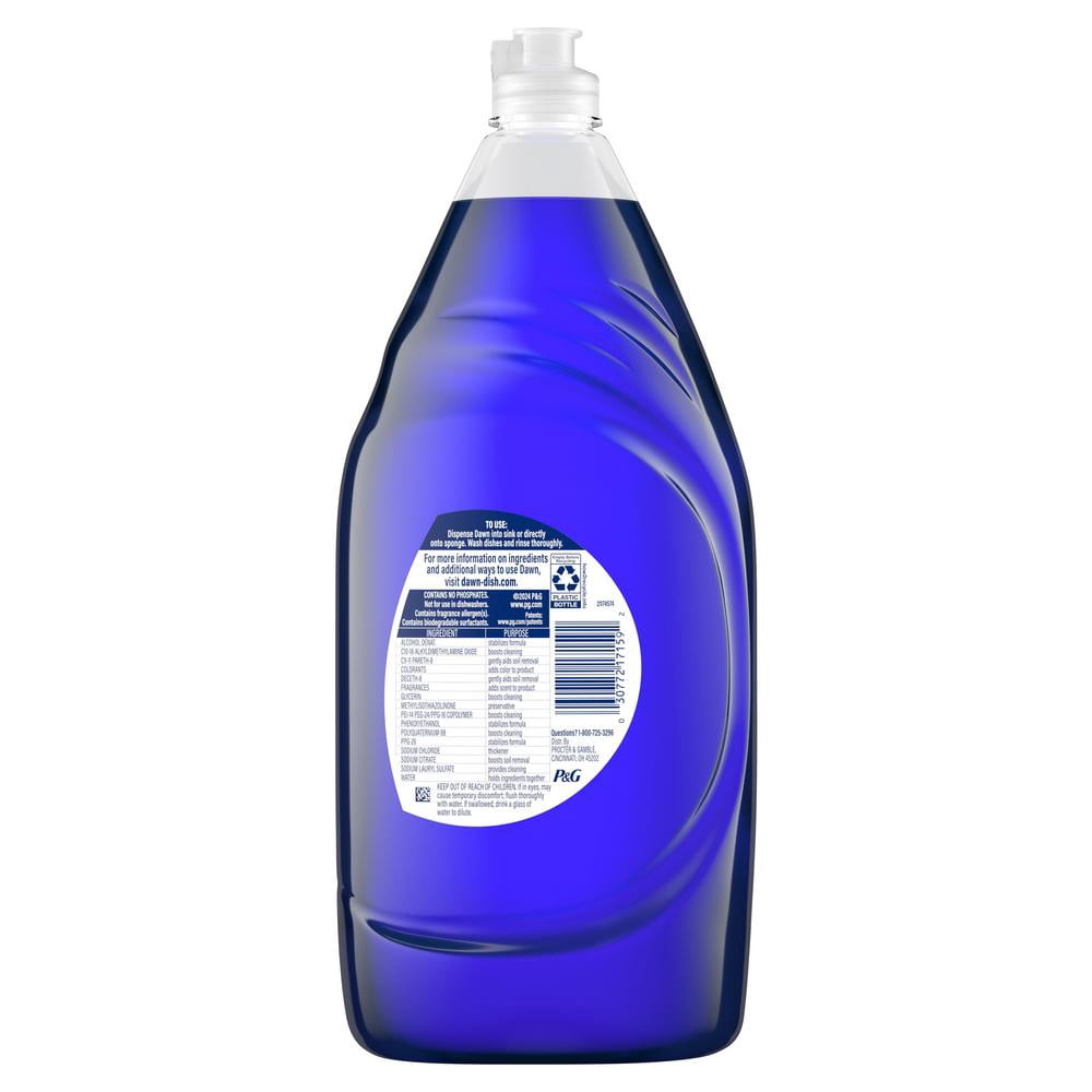 Dawn Platinum Plus Power Suds Liquid Dish Soap - Fresh Rain - 38 oz- Pack of 2