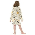 thumbnail image 7 of FORMRS Niños Bathrobe Unisex Hooded Robe Soft Plush Pajamas Sleepwear, Size 2-3T, Halloween Cute Ghosts, 7 of 7