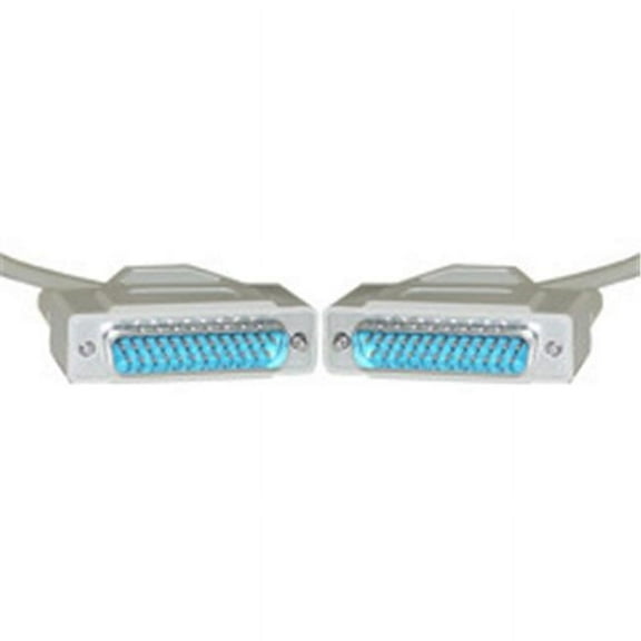 Serial Cable  DB25 Male  RS-232  UL rated  1:1  25 foot