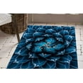 thumbnail image 2 of Large Rug, Blue Rug, Gift For The Home Rug, Custom Rug, Cactus Rug, Cactus Rug Abstract Natural Pattern Rugs, Floral Rugs, Corridor Rugs, 3.9'x5.9' - 120x180 cm, 2 of 9