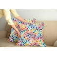 thumbnail image 2 of Ambesonne Leopard Print Throw Pillow Cover 2 Pack, Modern Colorful Spots, 18", Multicolor, 2 of 7