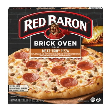 Red Baron Meat Trio Brick Oven Frozen Pizza, 18.22 oz