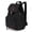 Black, variant on Omlopp Canvas Fashion Backpacks Purse Casual Outdoor Shopping Daypacks Sports Rucksack Hiking Travel Multipurpose Bag Navy Blue