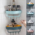thumbnail image 4 of Zootealy SUNSIOM Bathroom Shower Caddy Shelf Corner Bath Wall Mount Rack Storage Holder Organizer, Color - Pink, 4 of 5