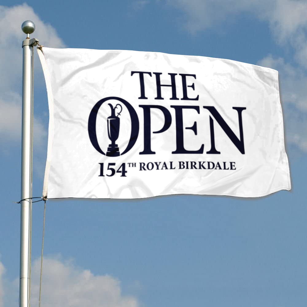 DianYu Britsh The Open Championship 2026 Golf Flag Banner Outdoor Indoor Decoration Flag Double Stitched Polyester with Brass Grommets 3x5Feet