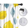thumbnail image 4 of Blackout Kids Curtains,Lemon Childrens Insulated Curtains Set Of 2,Bedroom Essentials,Toddler Room Decor 42x84in(106x213cm), 4 of 4