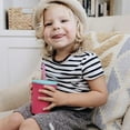 thumbnail image 2 of GoSili Straw Cup, 12oz. Berry/Sea, 2 of 7