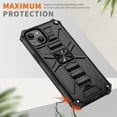 thumbnail image 2 of FIEWESEY for iPhone 14 Case,for iPhone 14 Pro Case,for iPhone 14 Plus Case,for iPhone 14 Pro Max Case,Military Grade Hard Shockproof Built-in Kickstand Armor Cover for iPhone 14 Plus(Black), 2 of 7