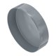 thumbnail image 1 of Tapones de goma Uxcell de 225 mm (8 7/8") ID, protectores de tuberías y postes de cercas, tapones flexibles para tuberías industriales, tubos de metal, cercas exteriores, gris claro, 1 of 6