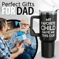 thumbnail image 2 of Gifts for Dad- 40 oz Tumbler with Handle and Straw Lid Christmas Dad Gifts Funny Cool Birthday Gifts Best Dad Ever Gifts 40oz Stainless Steel Travel Mug, 2 of 6