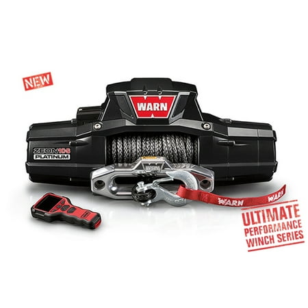 

Warn 92815 12 Volt Two 16 amp Accessory Ports 10000 LB Cap 100 Ft Spydura Synthetic Rope