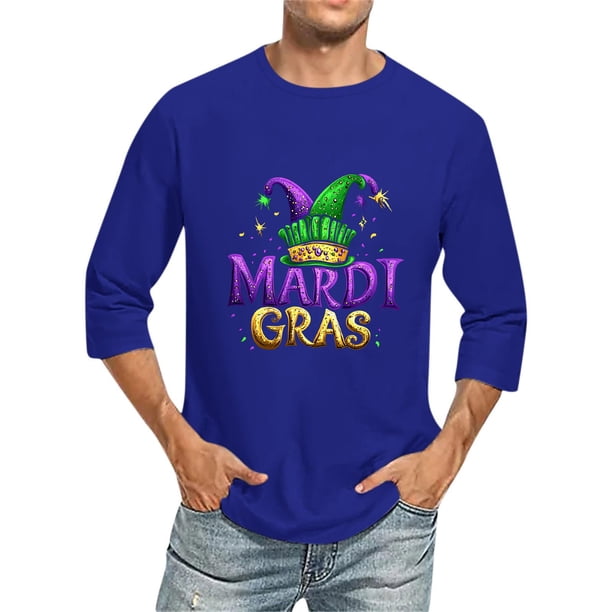 Camisas de Manga Larga para Hombres Imprimir Casual Cuello Redondo Blusa de Manga Corta, Camisas de Lino para Hombres