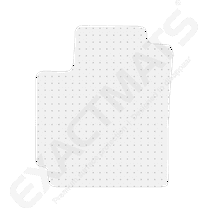 ExactMats - Premium Clear Overlay Floor Mats, Made In USA - Fits Hyundai Kona 2018-2023 / Front Driver Mat