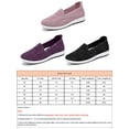 thumbnail image 2 of Gomelly Womens Casual Shoes Slip On Trainers Non-Slip Walking Shoe Comfort Sneakers Work Sports Loafers Black 6, 2 of 2